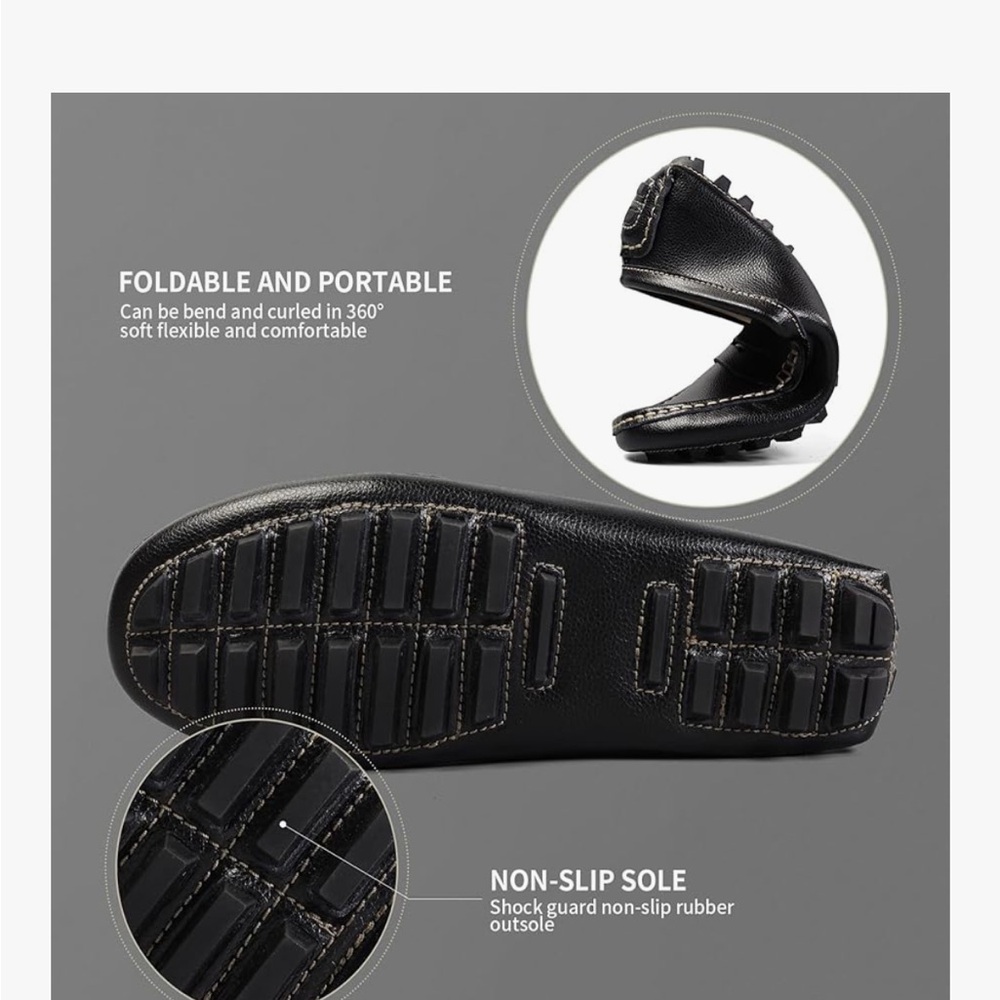 Artisure Black Leather woman’s Loafers - Picture 10 of 12